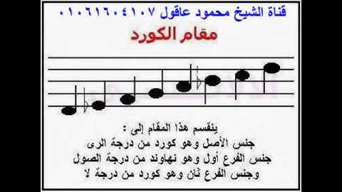 تعليم المقامات  امثلة على مقام الكرد الشيخ محمود محمد رمضان سورة الكهف  2