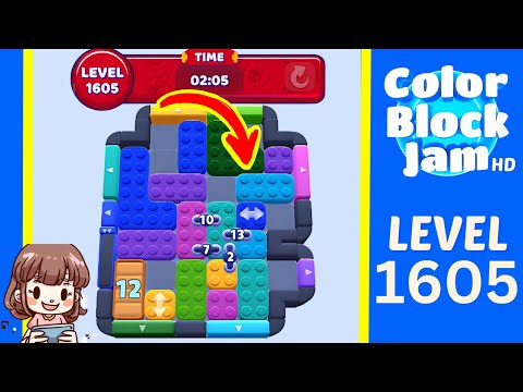 Color Block Jam Level 1605 walkthrough video preview