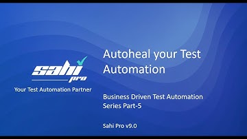 Autoheal your Test Automation