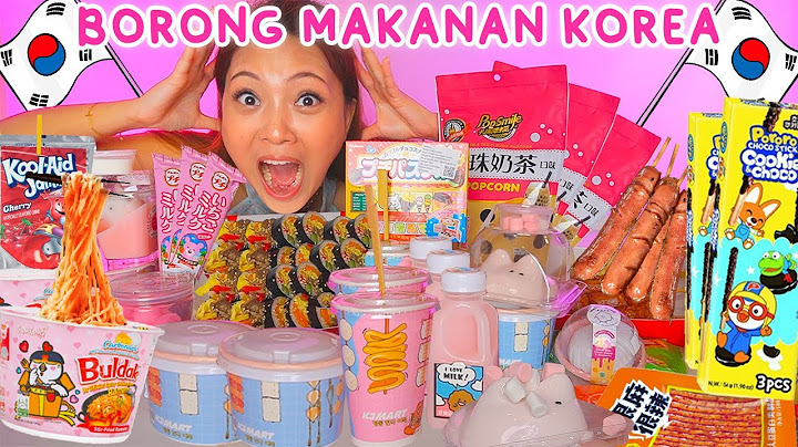 BORONG MAKANAN DI SUPERMARKET KOREA 🇰🇷🥳 SLIME SUSU , JELLY KELINCI, POPCORN BOBA 😱