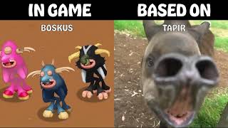 My Singing Monsters are based on... | Sounds and Animations+video | MSM