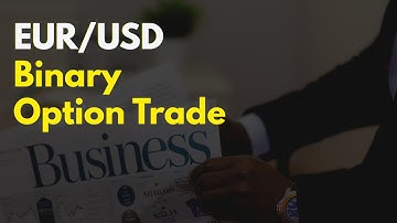 Binary Options Trade Setup Example  - EUR USD 3 Minute Option