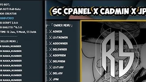 SC CPANEL FREE NO ENC|PAIRING CODE|NO PW|LINK MEDIAFIRE