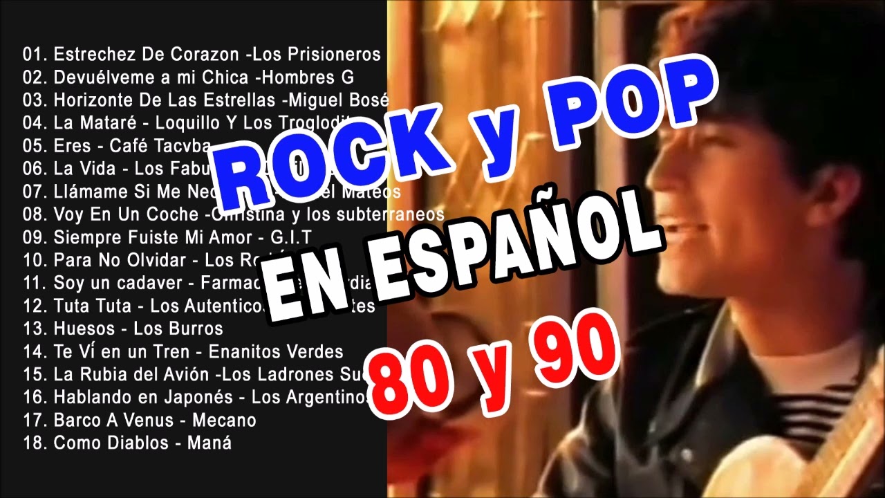 Rock En Español de los 80 y 90 - Clasicos Del Rock de los 80 y 90