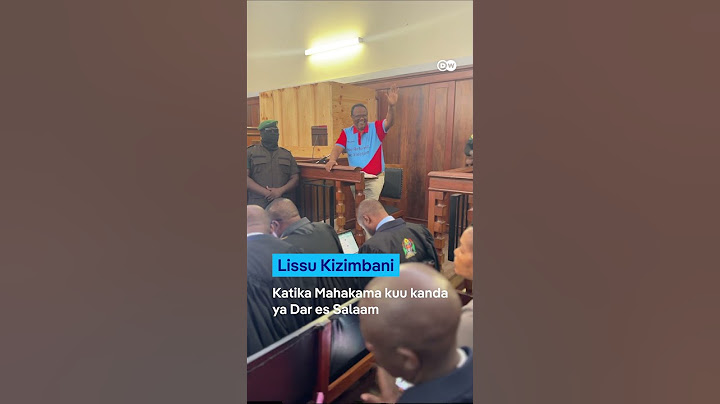 Tundu Lissu kizimbani, mahakama ya Kanda ya Dar es Salaam #dwkiswahili #dwkurunzi #lissu