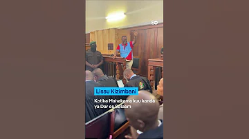 Tundu Lissu Kizimbani Mahakama Ya Kanda Ya Dar Es Salaam Dwkiswahili Dwkurunzi Lissu 