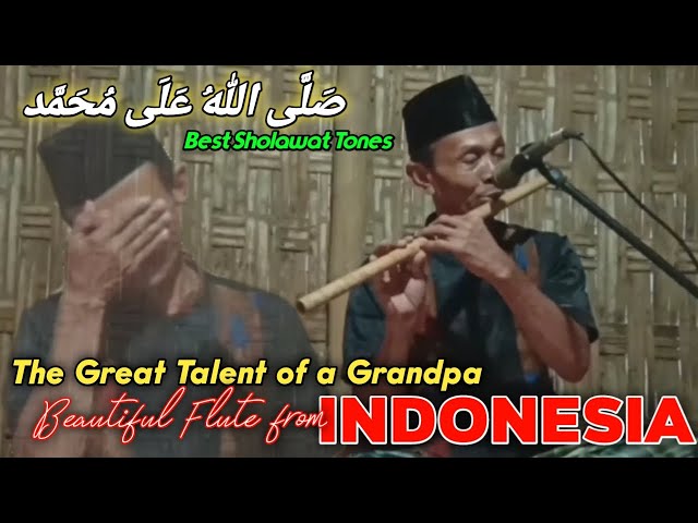Mbah Yadek Bamboo Flute || Sholawat Tone Opening the Door of Fortune - Sholawat Jibril Flute Cover class=