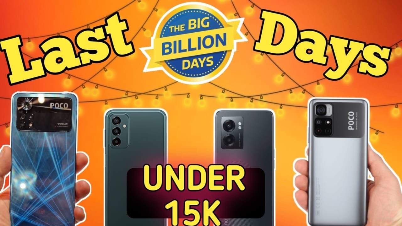 Top 5 Best Smartphone Under 15000 in flipkart sale 2022 Best Phone Under 15000 in september