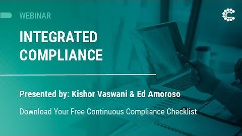 Webinar: Integrated Compliance | ControlCase