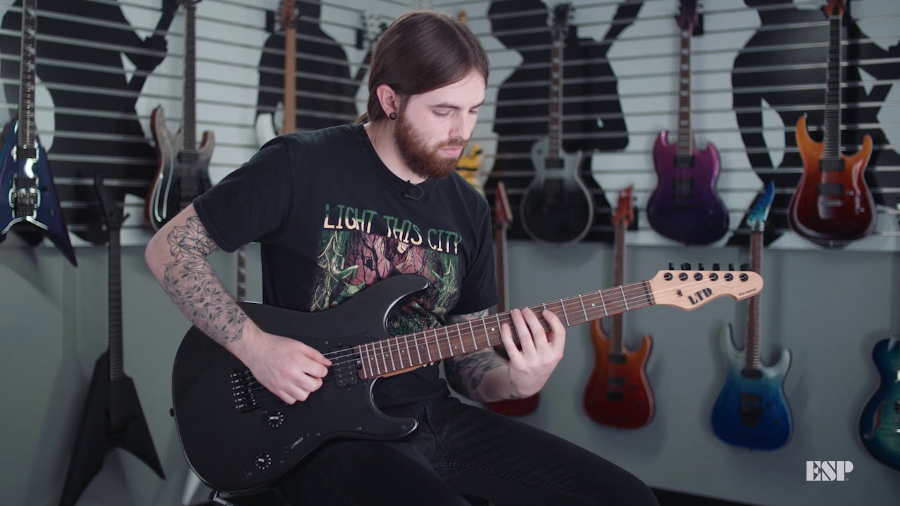 ESP Guitars Demo LTD SN 1000HT Chickin' Pickin' Blues YouTube