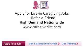 Live in Caregiver Jobs