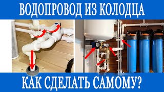 картинка: Водопровод из колодца