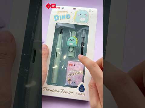 Is this the cutest dinosaur you’ve seen? #iigen #stationery #asmr #unboxing #gift #stationeryhaul