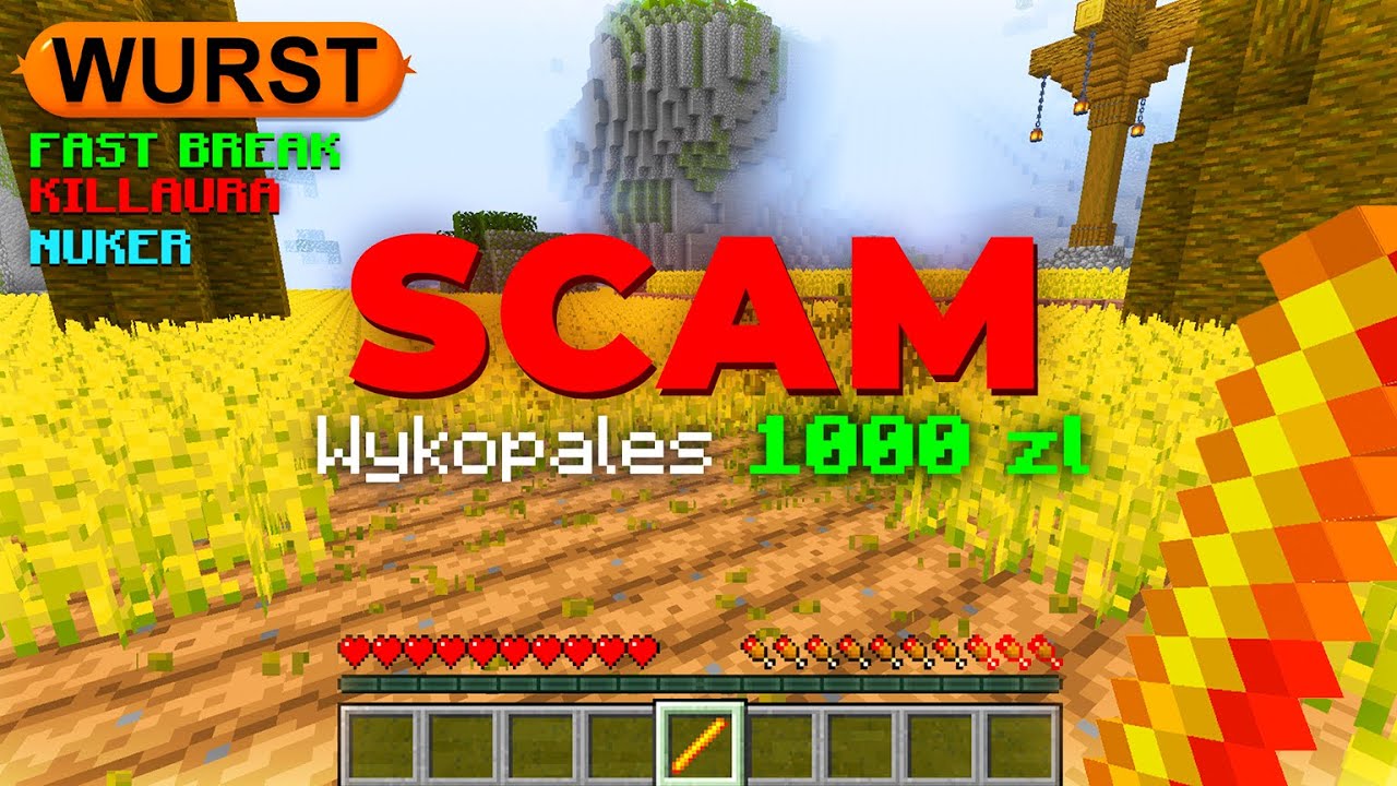 Scam Mod Minecraft CHEATUJE NA SCAM SERWERZE YOUTUBERA W MINECRAFT.... - YouTube