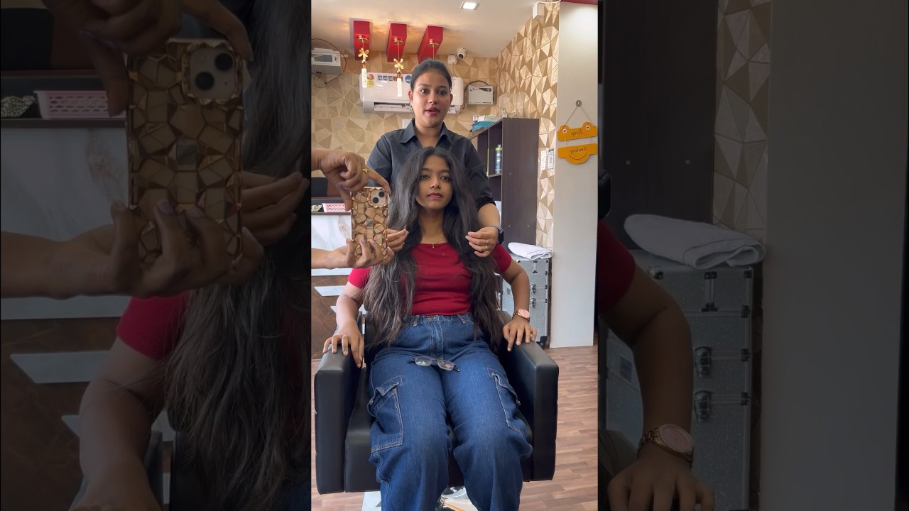 First time haircut pannirukan😩😭 | Chopped my hair🫠 | #missmiracle #ytshorts