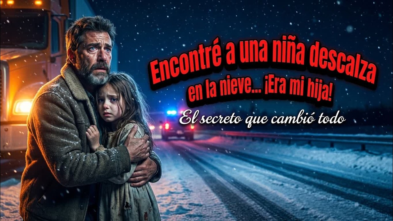 Rescata a una niña en la nieve, sin saber que era su propia hija.