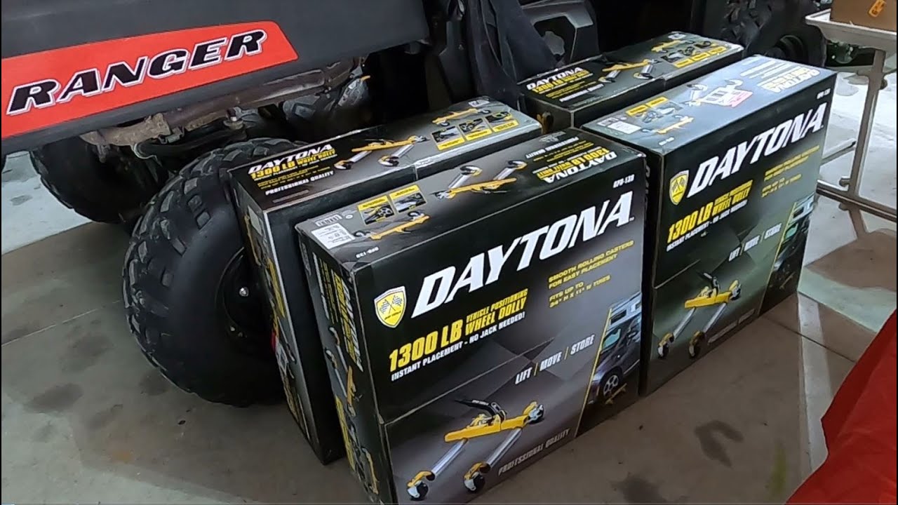 Harbor Freight Daytona Automotive Dollies YouTube