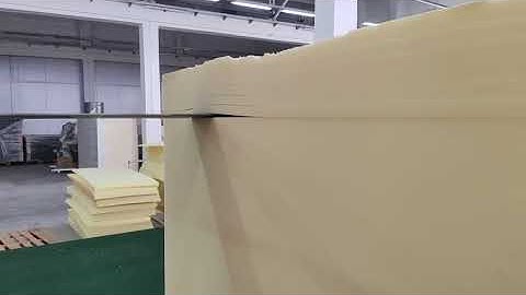 ECMT-136 Automatic horizontal foam cutting machine with vacuum system