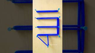Beautiful design of the Name of Allah made with rubber bands 🌙💖 #Allah #IslamicArt #RubberBandArt
