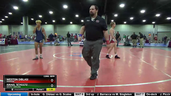 Junior 126 Weston Diblasi Missouri Vs Israel Schultz South Carolina