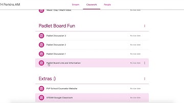 Google Classroom Navigation
