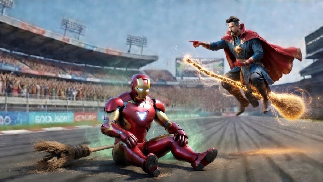 🧹🔥IRON MAN Wins The Magic Legendary Broom Racing Championship – Epic ...
