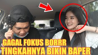 PRANK TAXI ONLINE!! GAGAL FOKUS DI BUATNYA BORRR BENING BANGET