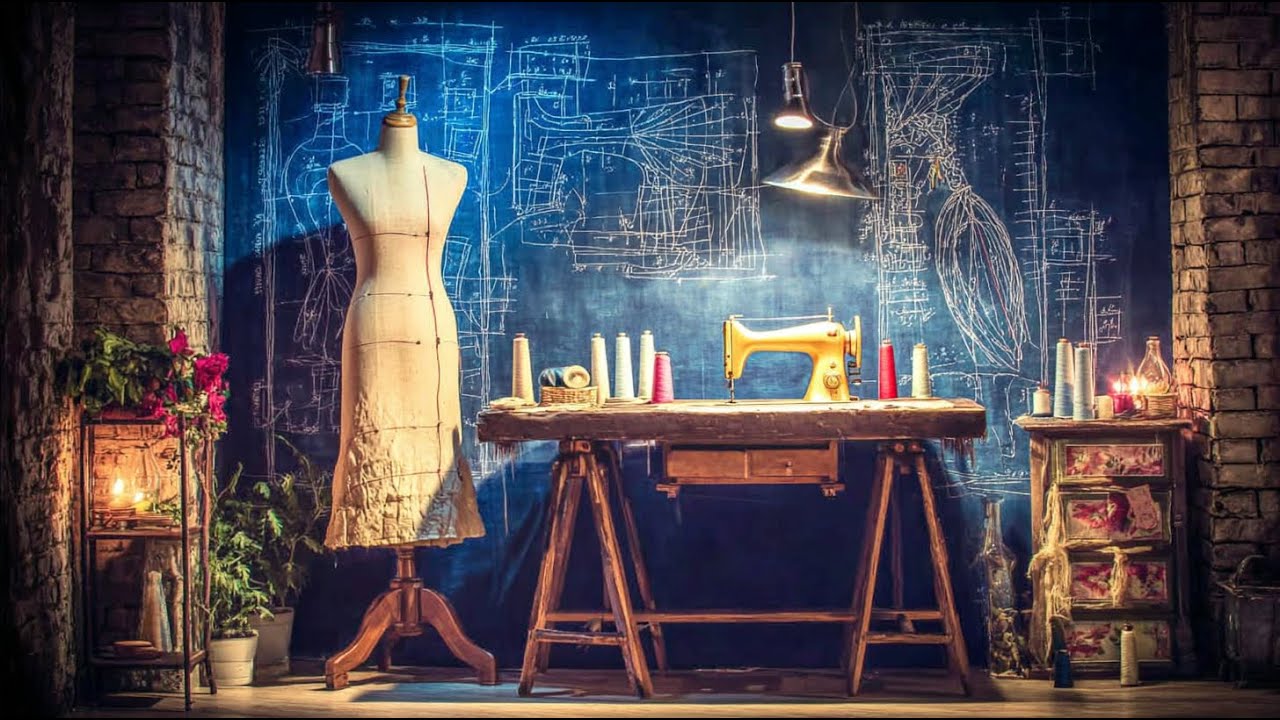 Sewing Studio Music 🧵 Cozy Instrumental Background for Sewing, Crafting & Long Focus