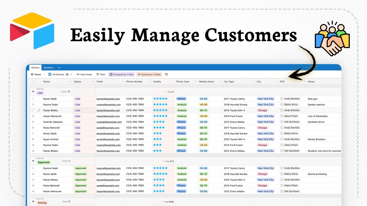 How to easily manage customers in Airtable (Simple CRM Guide) - YouTube