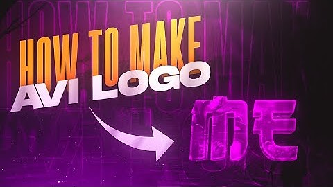 HOW TO MAKE AVI LOGO IN PS TOUCH | MANISH EDIX