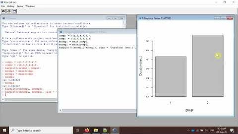 R101: 6. การสร้างกราฟแท่ง Bar plot แบบมี Error bar ในโปรแกรม R