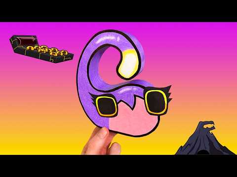 Paper Craft | NUMBER LORE 6 (Six) | Alphabet Lore