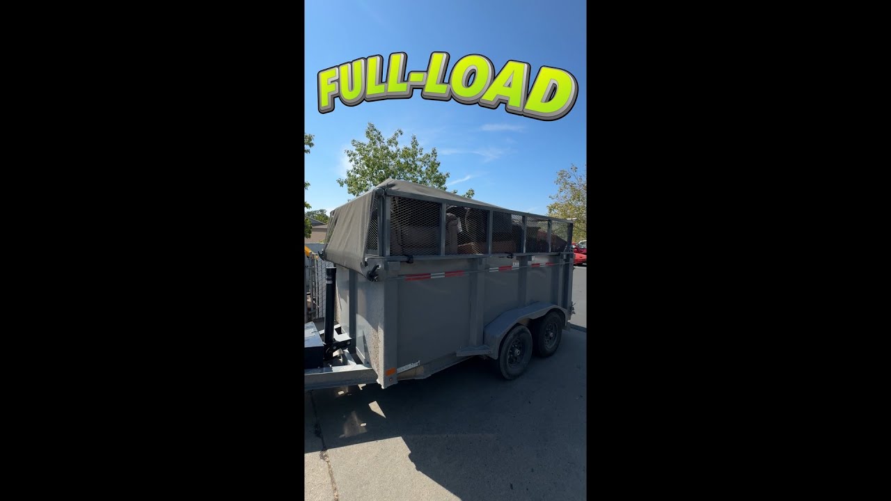 Junk Removal - Loading The Trailer - YouTube