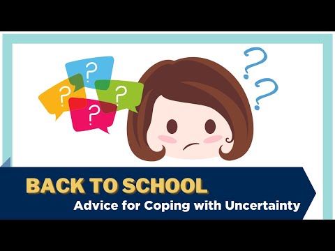 Advice for coping with uncertainty