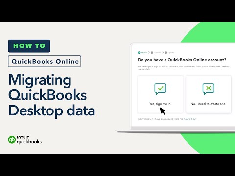 How to migrate your QuickBooks Desktop company file to QuickBooks Online using the online tool