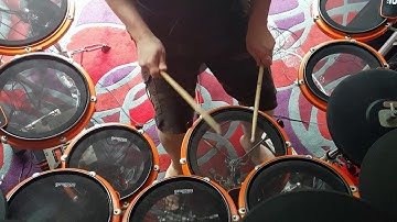 Playing with the toms and cymbals on a 2Box Drumit5