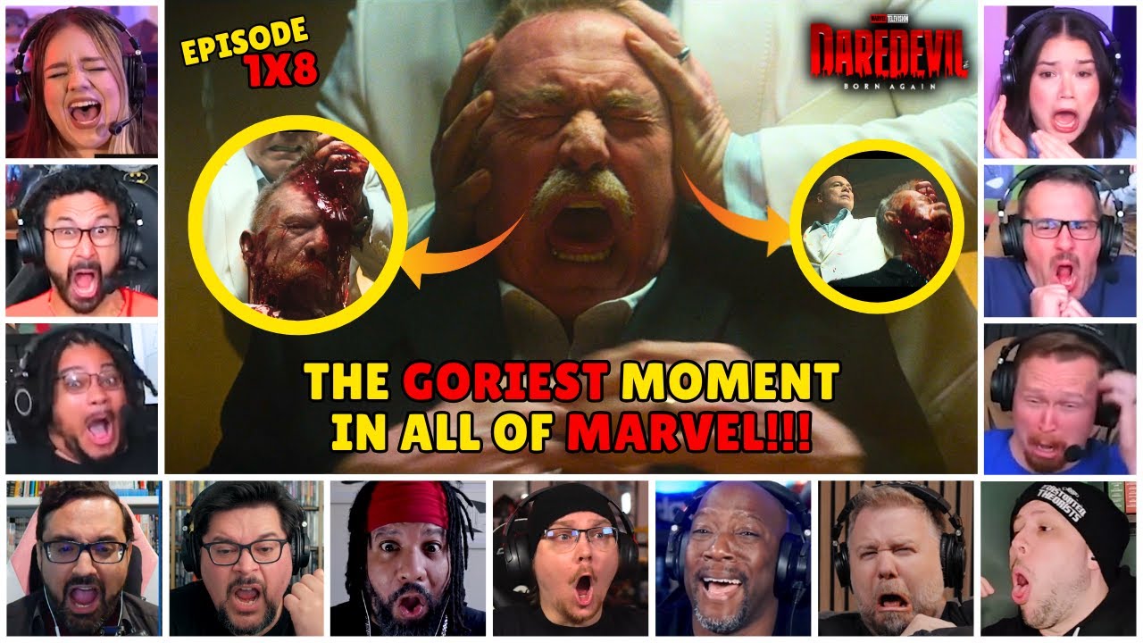 BEST Reactions to "Kingpin CRUSHES Commissioner Gallo's Head" - Daredevil Born Again 1x9!