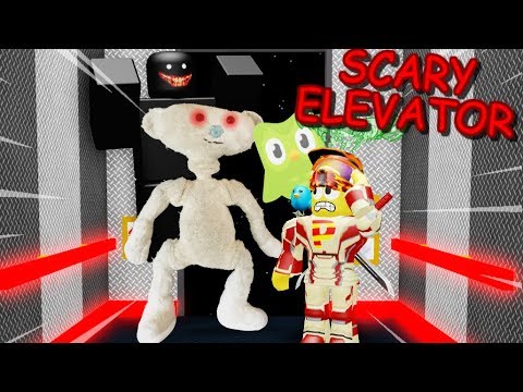 Spoopy Bear And His Friends Chase Me In The Elevator Roblox - roblox baldi s scary elevator youtube