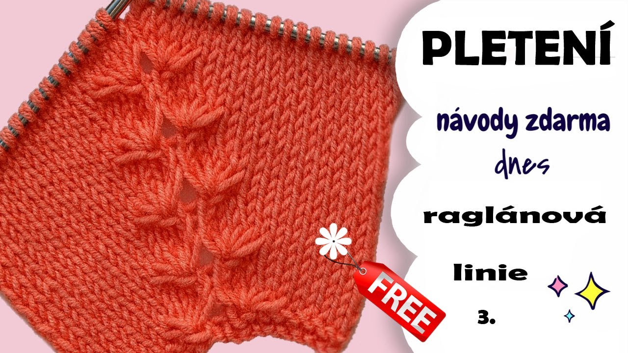 Raglánové linie – elegantní detail pletených projektů, Raglan Lines – Elegant Detail for Sweaters