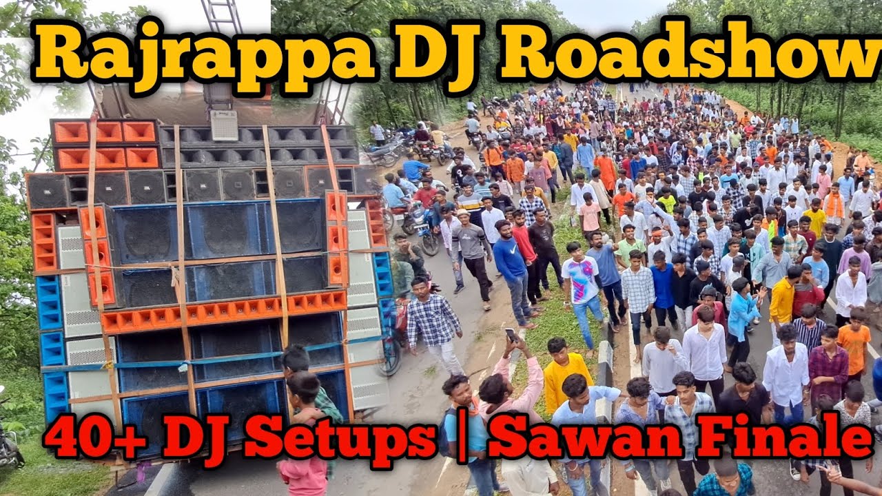Rajrappa Mandir DJ Roadshow | Sawan Last Monday Grand Finale 🎶🔥 Non-Stop DJ Vibes | Viral Sawan 2024