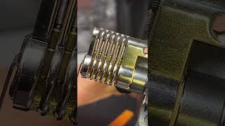 Wave rake versus dimple lock
