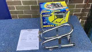 Motorcycle van wheel clamp Pingle wheel chock quick release ideal van  @CustomCruisersLimited