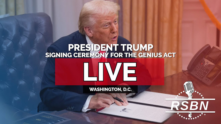 LIVE REPLAY: President Trump Signing Ceremony for the GENIUS Act - 7/18/25