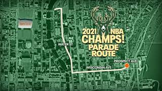 Bucks Championship parade route | FOX6 News Milwaukee