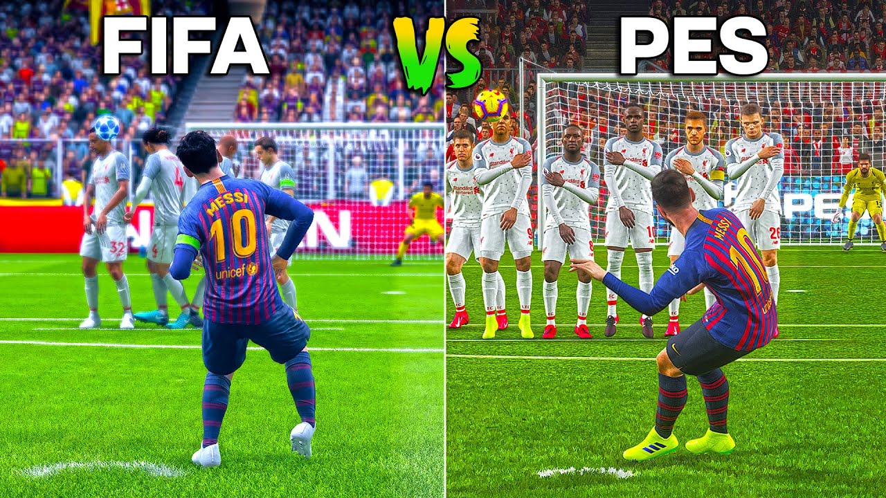 ⁣LIONEL MESSI Free Kicks • FIFA vs PES (2006-2024)