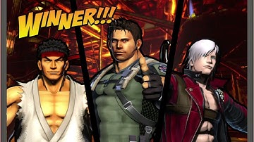 ULTIMATE MARVEL VS. CAPCOM 3 - ARCADE MODE [CHRIS / RYU / DANTE] Lv.VERY HARD