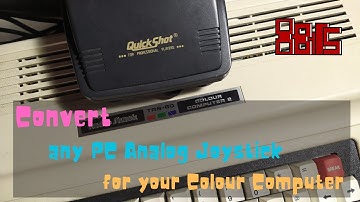 Hey, you know that you can hack an old PC joystick to work with your TRS-80, Coco 1, 2 or 3, right?