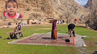 Download Lagu 🎬 Nomadisch leve in Zagros 🏔️Tapijte en kleier wasse in‘t hart vaan de natuur mit de familie Azam 🧺✨ MP3