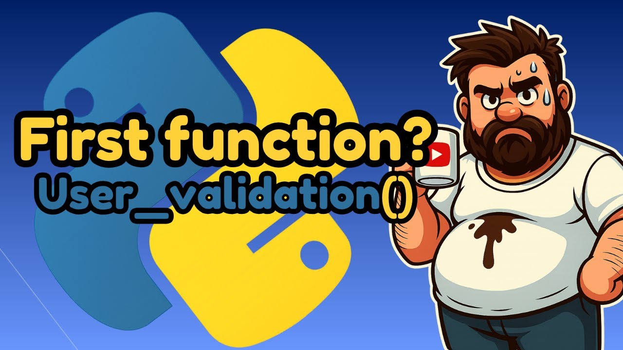 Python User Registration Validator - Lesson 2 Project - YouTube