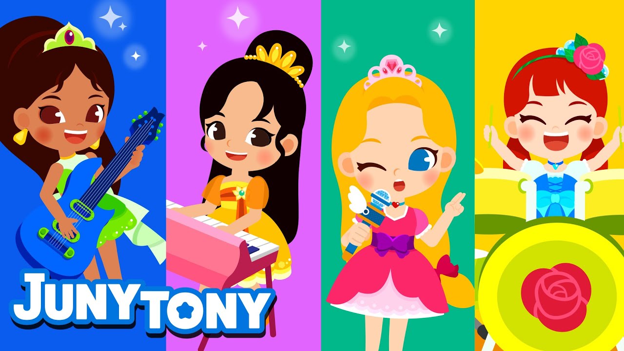 Английские песни принцесс. Juny Tony Princess. Juny & Tony - Songs and stories by KIZCASTLE. Juny Tony Princess Songs. Princess Kids animation.